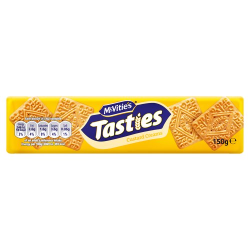 Tasties Custard Creams 150g pack shot