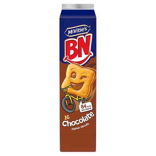 McVities BN 16 Chocolate Flavour Biscuits 285g pack shot