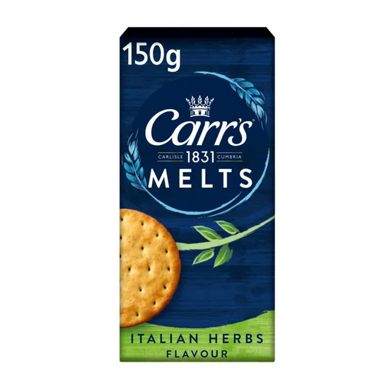 Carrs Melts Italian Herb 150g pack shot