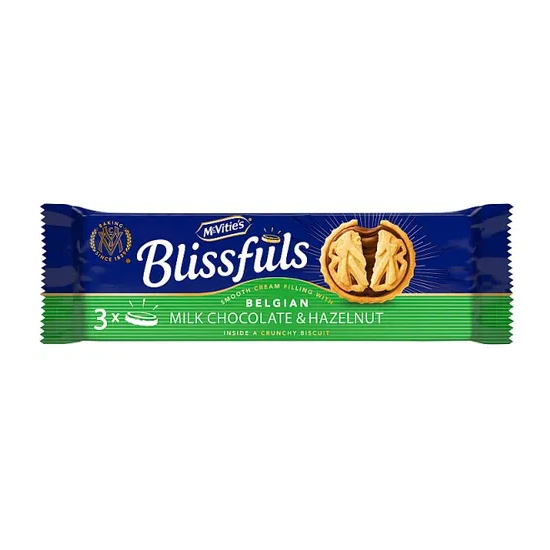 McVities Blissfuls Snack Pack Hazelnut 42g pack shot