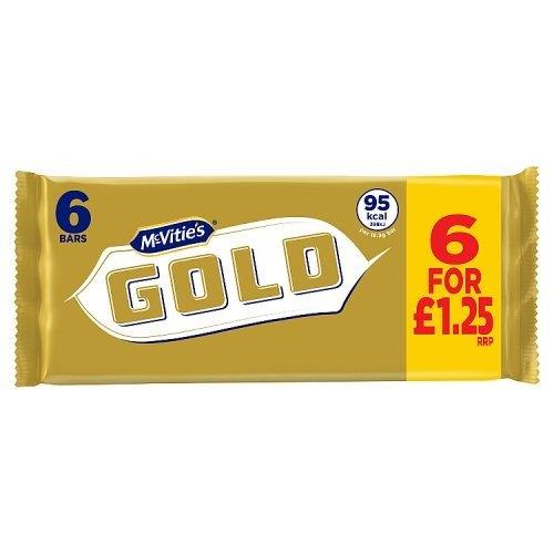 McVities Gold PM £1.25 6pk pack shot