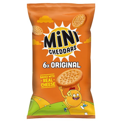 Jacobs Mini Cheddars Original 6pk (6 x 23g) pack shot