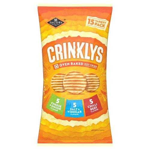 Jacobs Crinklys Variety 23g pack shot