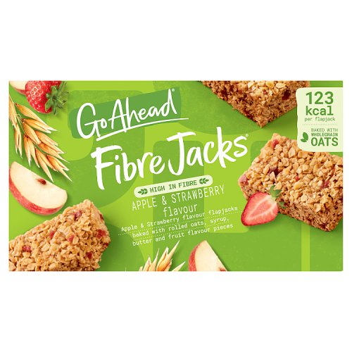 Go Ahead FibreJacks Apple & Strawberry 118.9g pack shot