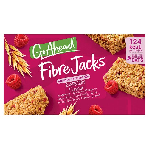 Go Ahead FibreJacks Raspberry 118.9g pack shot