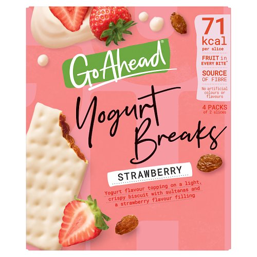 Go Ahead Strawberry Yogurt Breaks 4pk 142g pack shot