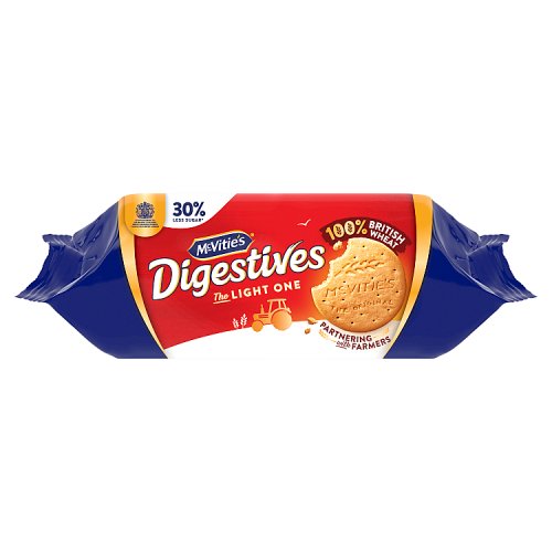 McVities Digestives The Light One 250g pack shot