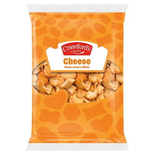 Crawfords Cheese Flavour Savoury Nibbles 250g pack shot