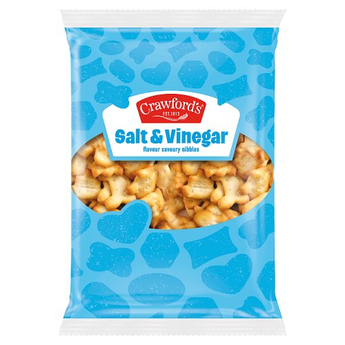 Crawfords Savouries Salt & Vinegar 200g pack shot