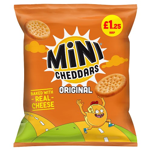 Jacobs Mini Cheddars Original PM £1.25 90g pack shot