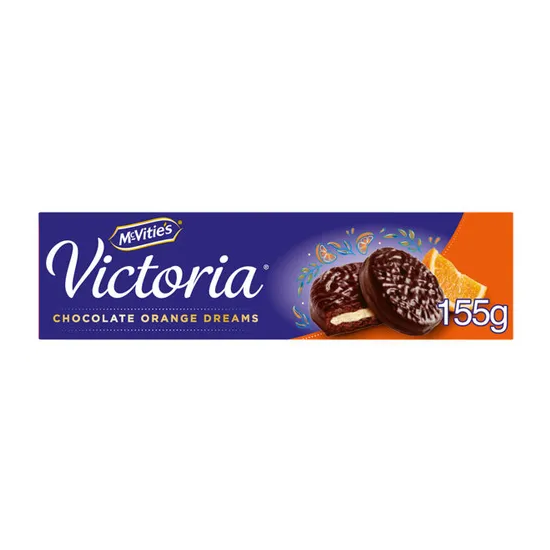 McVities Victoria Dark Orange Dreams 155g pack shot
