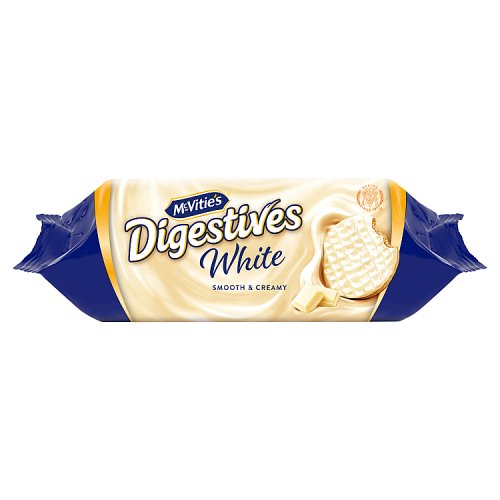 McVities Digestives White Chocolate 232g pack shot