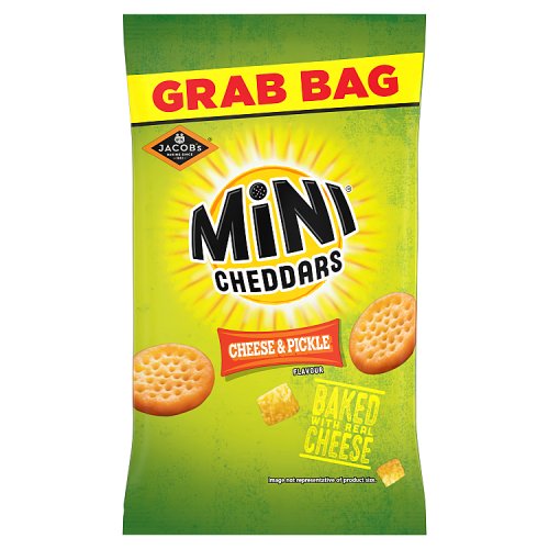 Jacobs Mini Cheddars Cheese & Pickle 45g pack shot