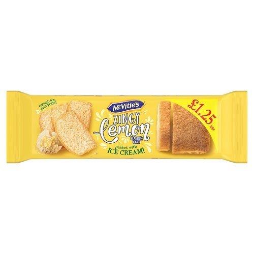 McVities Lemon Extra Large Cake PM £1.25 238g pack shot
