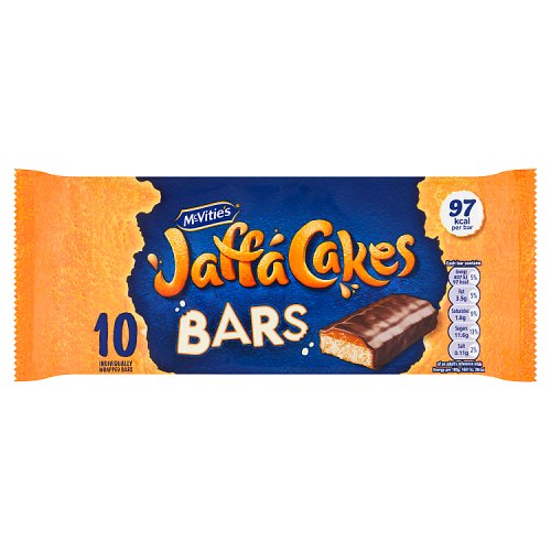 McVities Jaffa Cake Bars 10pk 265g pack shot
