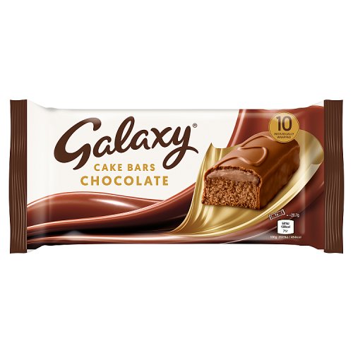 Galaxy Cake Bars 10pk 287.4g pack shot