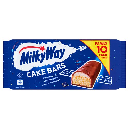 Milky Way Cake Bar 10pk 247.7g pack shot
