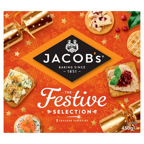 Jacobs Biscuit For Cheese Christmas 450g pack shot