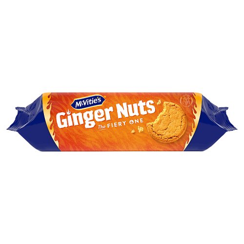 McVities Ginger Nuts 250g pack shot