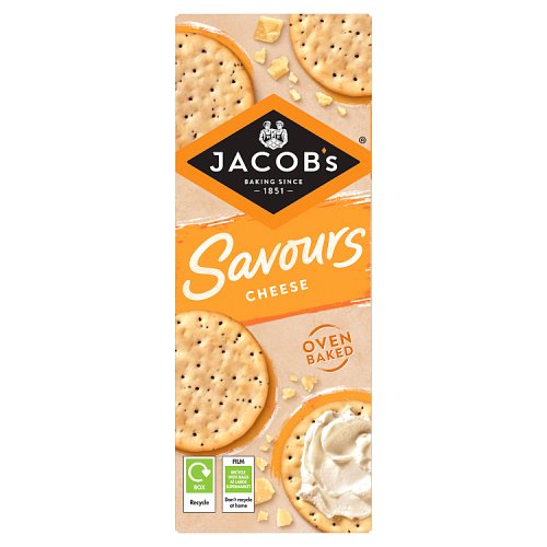 Jacobs Savours Thins Cheese 150g pack shot