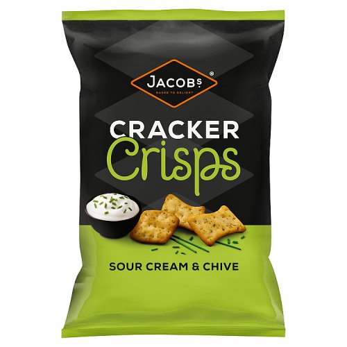 Jacobs Cracker Crisps Sour Cream & Chive 150g pack shot