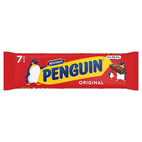 McVities Penguin Original Chocolate Biscuits (48 x 25g) pack shot