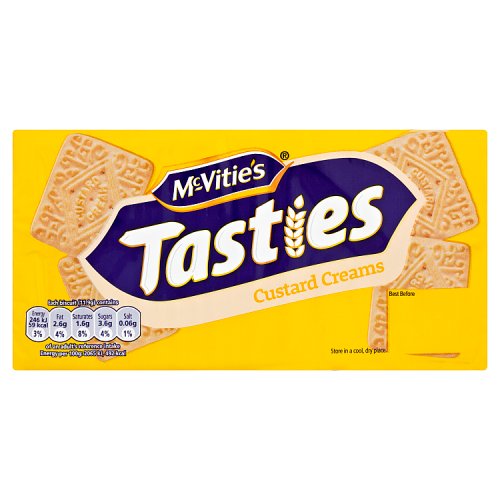 Tasties Custard Creams 300g pack shot