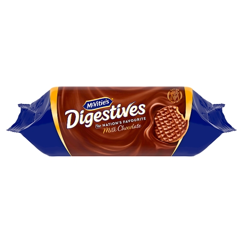 McVities Milk Chocolate Digestive Biscuits 266g pack shot