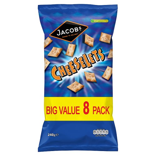 Jacobs Cheeselets 8pk 240g pack shot