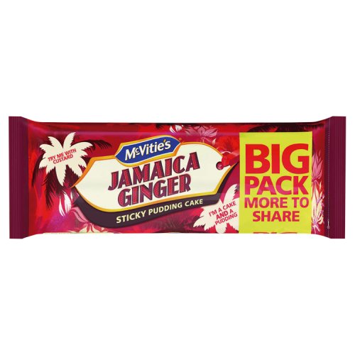 McVities Jamaica Ginger Pudding Cake Extra Large 341g pack shot