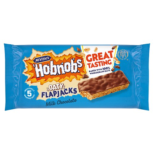 McVities Hobnobs Choc Flapjack 5pk 131.8g pack shot