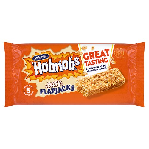 McVities Hobnobs Oaty Flapjack 5pk 131.8g pack shot