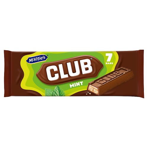 McVities Club Mint 7pk 161g pack shot