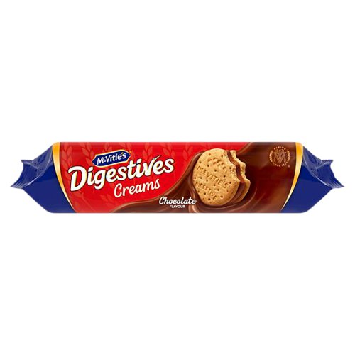McVities Digestive Creams Choc 168g pack shot