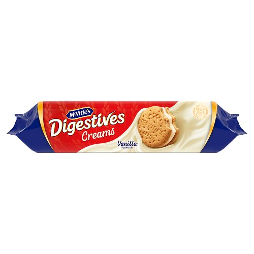 McVities Digestive Creams Vanilla 168g pack shot