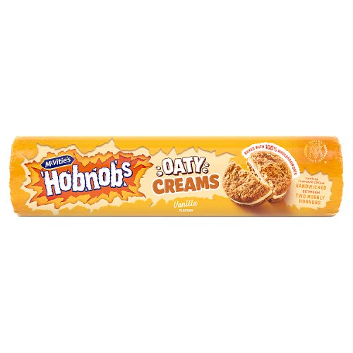 McVities Hobnobs Vanilla Creams 160g pack shot