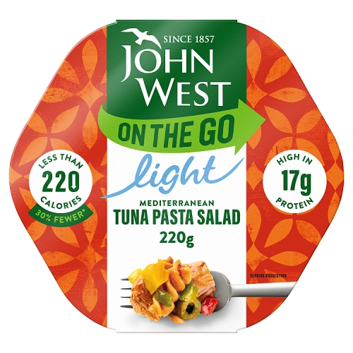 John West Lunch on the Go Mediterranean Stlye Tuna Salad 220g pack shot