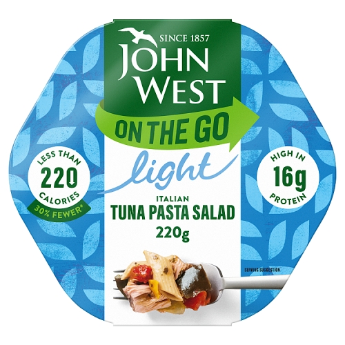 John West Lunch on the Go Italian Style Tuna Salad 220g pack shot