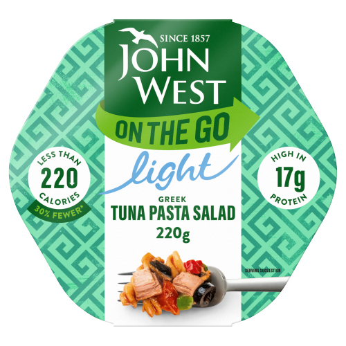 John West Lunch on the Go Greek  220g pack shot