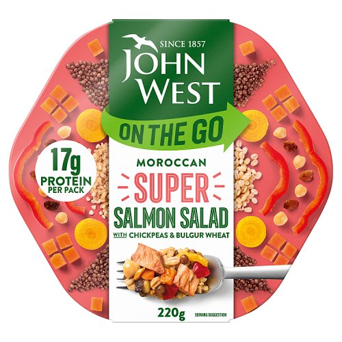 J West Moroccan Tuna Super Salad 220g pack shot