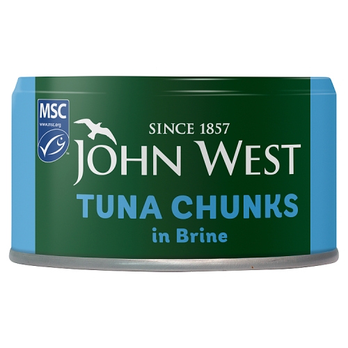 John West Tuna Chunks In Brine 125g pack shot