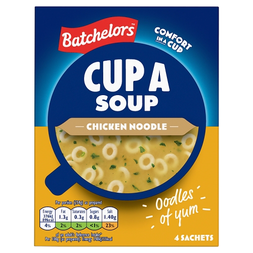 Batchelors Cup a Soup Granules Chicken Noodle 94g pack shot