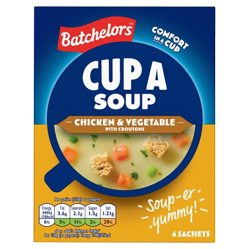 Batchelors Cup a Soup Granules Casserole Chicken & Veg 110g pack shot