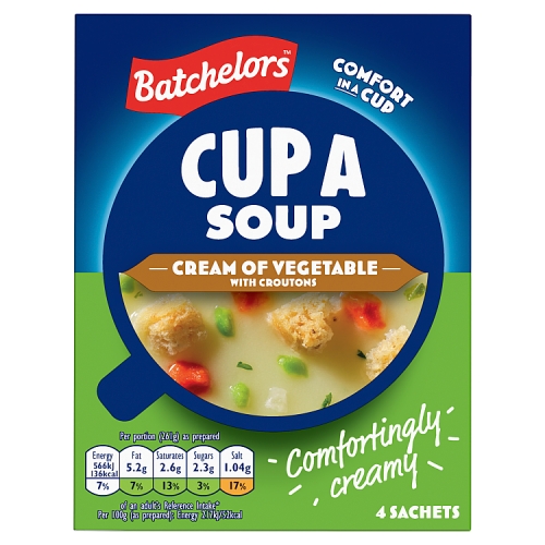 Batchelors Cup a Soup Granules Vegetable 120g pack shot