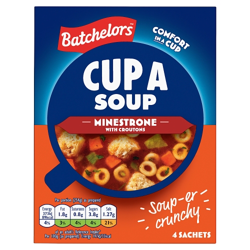 Batchelors Cup a Soup Granules Minestrone 94g pack shot