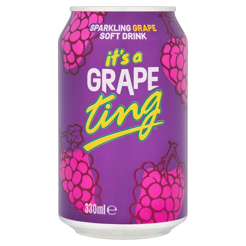 Ting Grape Soda Can 330ml pack shot