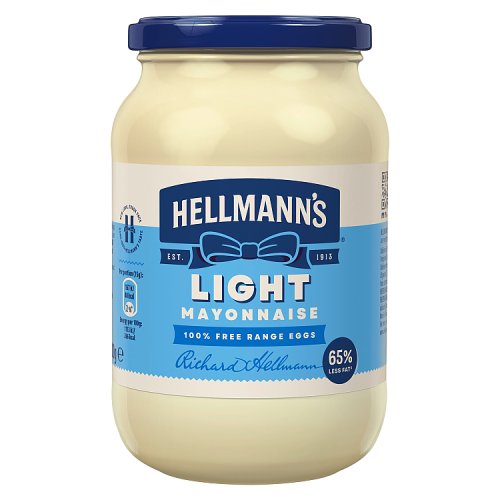 Hellmanns Light Mayonnaise Jar 600g pack shot