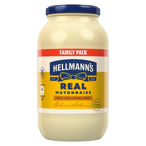 Hellmanns Mayonnaise Jar Real 800g pack shot