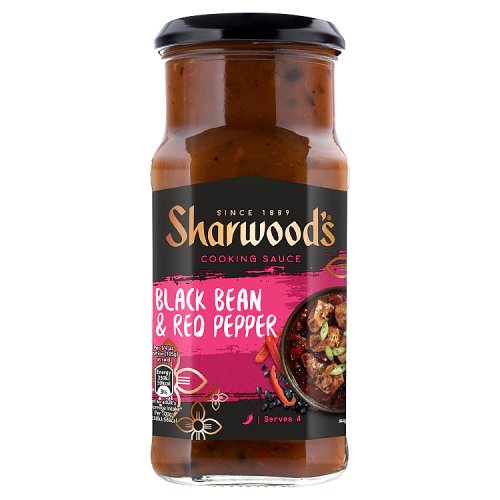 Sharwoods Black Bean & Red Pepper 425g pack shot