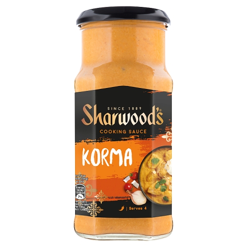 Sharwoods Korma Sauce 420g pack shot